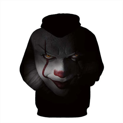 Horror Movies 3D Hoodie – Oversized Casual Pullover for Men & Women