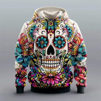 2025 Mexican Retro Hoodie – Men’s 3D Print Streetwear Long Sleeve Sweatshirt